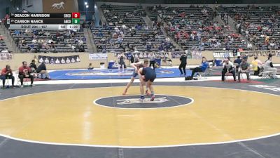 157 lbs Champ. Round 2 - Deacon Harrison, Christian County vs Carson Nance, Anderson County