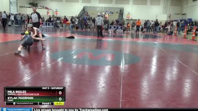 70 lbs Round 5 - Mila Ingles, Waverly Area Wrestling Club vs Kylah Massman, THWC