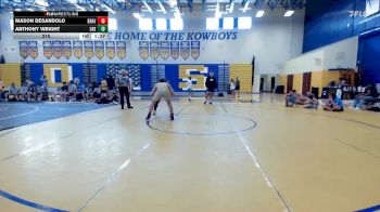 215 lbs Placement (16 Team) - Mason Desandolo, Braves WC vs Anthony Wright, Greasers