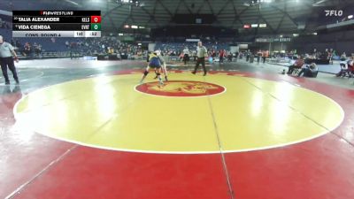 Girls 3A 190 lbs Cons. Round 4 - Talia Alexander, Kelso (Girls) vs Vida Cienega, Everett (Girls)