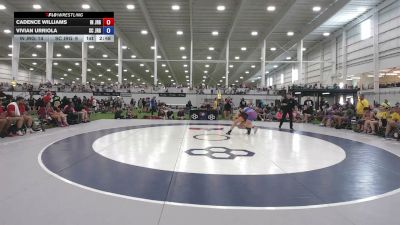 130 lbs Cadence Williams, Indiana vs Vivian Urriola, South Carolina J