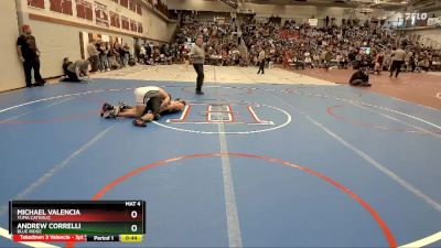 150 lbs Cons. Round 2 - Andrew Correlli, Blue Ridge vs Michael Valencia, Yuma Catholic