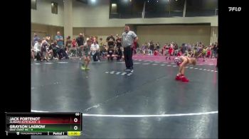 60 lbs Round 2 (8 Team) - Jack Fortenot, Alabama Elite Black vs Grayson LaGrow, Gulf Coast WC