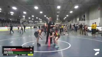 100 lbs Champ. Round 1 - Kori Rickli, Gobles Youth WC vs Zachary Kane, Anchor Bay WC