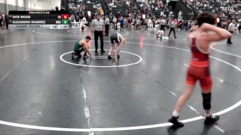 120 lbs Champ. Round 1 - Alejandro Ramirez, Warrior Wrestling Academy vs Tate Wood, Fullerton Warriors