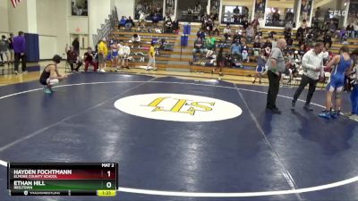 152 lbs Cons. Round 2 - Ethan Hill, Reeltown vs Hayden Fochtmann, Elmore County School
