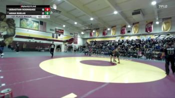 144 lbs 1st Place Match - Sebastian Rodriguez, Palm Desert vs Aidan Ruelas, Canyon Springs