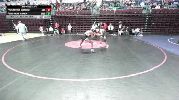 144 lbs Quarterfinal - Chauncy Glover, Aiken vs Micheal Aiken, Laurens