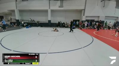 70 lbs Champ. Round 2 - O.j. Hall, Jflo Trained vs Henry Beecherl, Texas