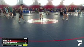 112-115 lbs Round 3 - Christian Sandoval, Oswego East vs Blake Getz, Roncalli