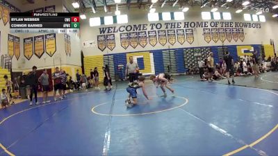 120 lbs Round 2 (8 Team) - Rylan Webber, Claw WC vs Connor Barnes, Applied Pressure WC