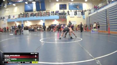 144 lbs Cons. Round 6 - Wyatt Smith, Westlake vs Ryan Amoureux, Meridian