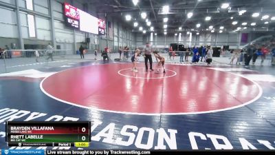 66-67 lbs Round 1 - Rhett LaBelle, Big Cat WC vs Brayden Villafana, Moses Lake WC