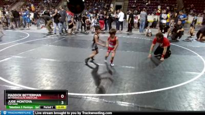 43-45 lbs 5th Place Match - Jude Montoya, Top Rank vs Maddox Betterman, Betterman Elite Wrestling