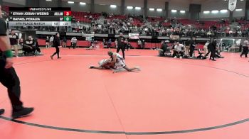 126 lbs 5th Place Match - Ethan Josiah Weems, Arlington Lamar vs Rafael Peralta, Grand Prairie