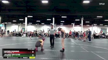 119-127 lbs Round 2 - Juliana Van Slyke, Mt. Lebanon vs Hayden Manning, Mat Assassins