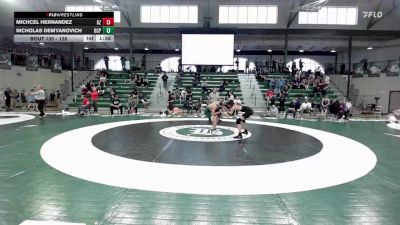 126 lbs Champ. Round 2 - Michcel Hernandez, Gonzaga vs Nicholas Demyanovich, Benedictine College Prep