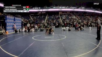 3A 157 lbs Semifinal - Deion Marshall, Dudley vs Imon Freeman, Montgomery Central High School