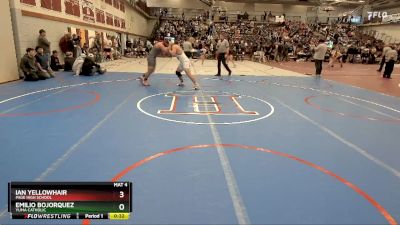 190 lbs Cons. Round 5 - Emilio Bojorquez, Yuma Catholic vs Ian Yellowhair, Page High School