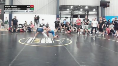 103 lbs Rr Rnd 7 - Austin Jacobs, Michigan Premier Red - BHS vs Camron Veneziano, Gold Medal WC - BHS