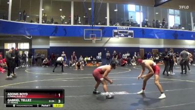 125 lbs Champ. Round 1 - Gabriel Tellez, St Thomas vs Adonis Boyd, Cumberlands (Ky.)