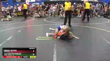 65 lbs Round 3 (6 Team) - Dayton Patterson, Team Gotcha vs Brody Peters, Iowa Elite