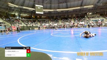 76 lbs Round Of 32 - Jaxon Roller, R.A.W. vs CLINT KOHLMAN, Dundee Wrestling