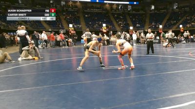 115 lbs Consy 2 - Jaxen Schaeffer, Pine Grove vs Carter Brett, Canon-McMillan