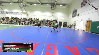 157 lbs Cons. Round 1 - Leonard Martinez, East Los Angeles College vs Kenneth Perez, Moorpark College