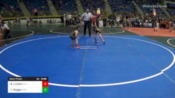 Semifinal - Anthony Lovato, Rawtown Elite Wrestling vs Trayton Rogge, Pueblo County Wrestling Club