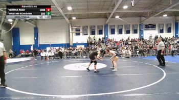 138 lbs Semifinal - Gianna Reed, Longmeadow vs Kailynn Schuster, Quabbin