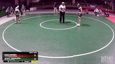 150 lbs 1st Place Match - Wyatt Madalena, Battle Mountain vs Zack Ramsey, The Meadows School