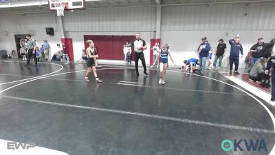 76 lbs Semifinal - Tucker Jenkins, Tonkawa Takedown Club vs Kloe Routledge, Husky WC
