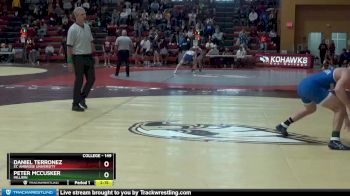 149 lbs Quarterfinal - Peter McCusker, Millikin vs Daniel Terronez, St. Ambrose University