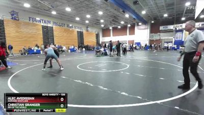 138 lbs Cons. Round 4 - Alec Avedissian, Harvard Westlake vs Christian Granger, Rim Of The World