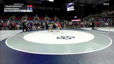 105 lbs Cons. Rd Of 64 - Dalani Hornbuckle, AR vs Kaydence Seigler, AL