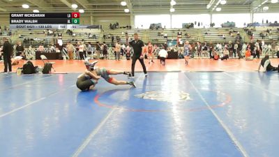 138 lbs Consi Of 16 #1 - Grant McKearan, LA vs Brady Walsh, AL