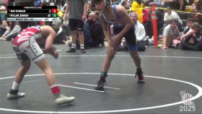 83 lbs 3rd Place Match - Rylan Zinkin, Dethrone vs Ari Sobaje, The Empire