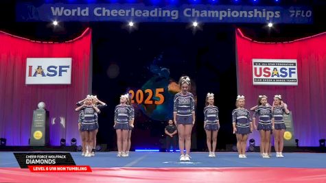 Cheer Force Wolfpack - Diamonds [2025 L6 U18 Non Tumbling Finals] 2025 The Cheerleading Worlds