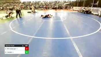 145 lbs Quarterfinal - Cade Wirnsberger, PA vs Elijah Larsen, AK