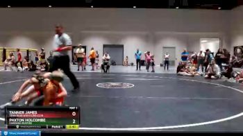 53 lbs Round 2 - Paxton Holcombe, Carolina Reapers vs Tanner James, Team Bear Wrestling Club