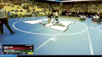 235 Class 1 lbs Champ. Round 1 - Drew Leer, Nevada vs Selena Snell, University Academy Charter