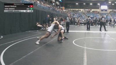 174 lbs Champ. Round 3 - Jude Krentz, Benedictine College vs Giulio Traglia, Friends University