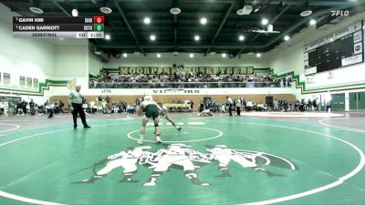 126 lbs Semifinal - Gavin Kim, Sunny Hills vs Caden Garriott, South Torrance