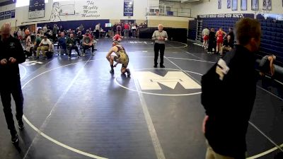 215 lbs Cons. Round 4 - Ian Koval, North Star Hs vs Logan Rohler, Girard Hs