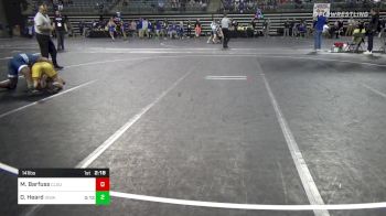 141 lbs Round Of 16 - Michael Barfuss, Cloud County vs Darnai Heard, Iowa Central