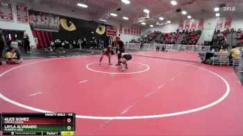 110 lbs Champ. Round 2 - Alice Gomez, Corona Senior vs Layla Alvarado, Murrieta Mesa
