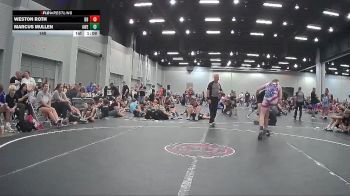 140 lbs Round 3 (4 Team) - Marcus Mullen, Arrhichions Will Elite vs Weston Roth, Dayton Bandits