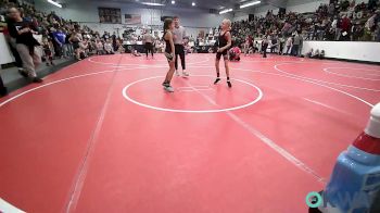 70 lbs Rr Rnd 2 - Brantly Bergmann, Grove Takedown Club vs Kennedy Scott, Salina Wrestling Club