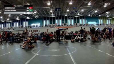 100 lbs Cons. Semi - Jayce Brown, Slate Wrestling Academy vs Gerritt Burns, Citrus Wrestling Club